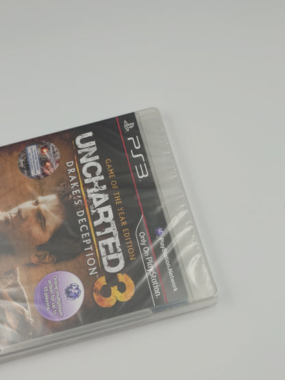 Uncharted 3: Drake's Deception - Game of the Year Edition (PS3, UK PAL) - Factory Sealed
