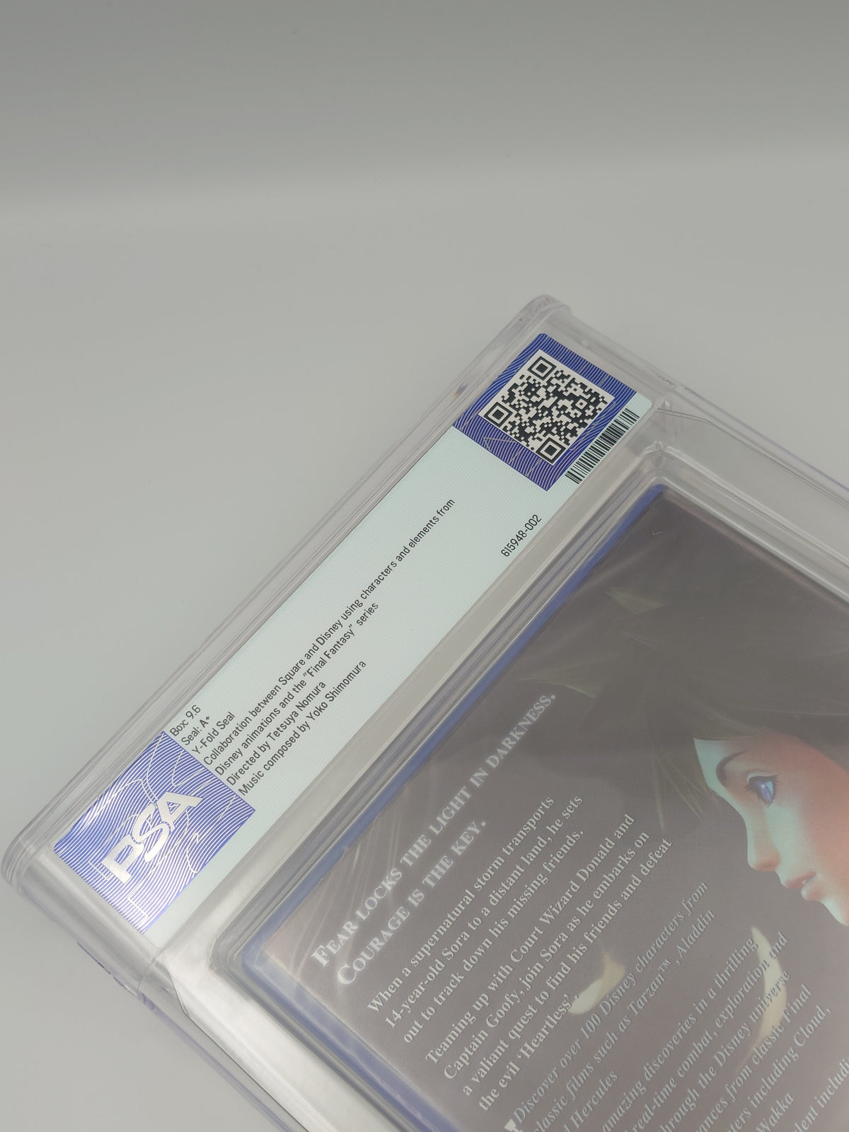 Kingdom Hearts - Foil 'First Print' (PS2, UK PAL, Factory Sealed) - PSA Graded 9.6 A+