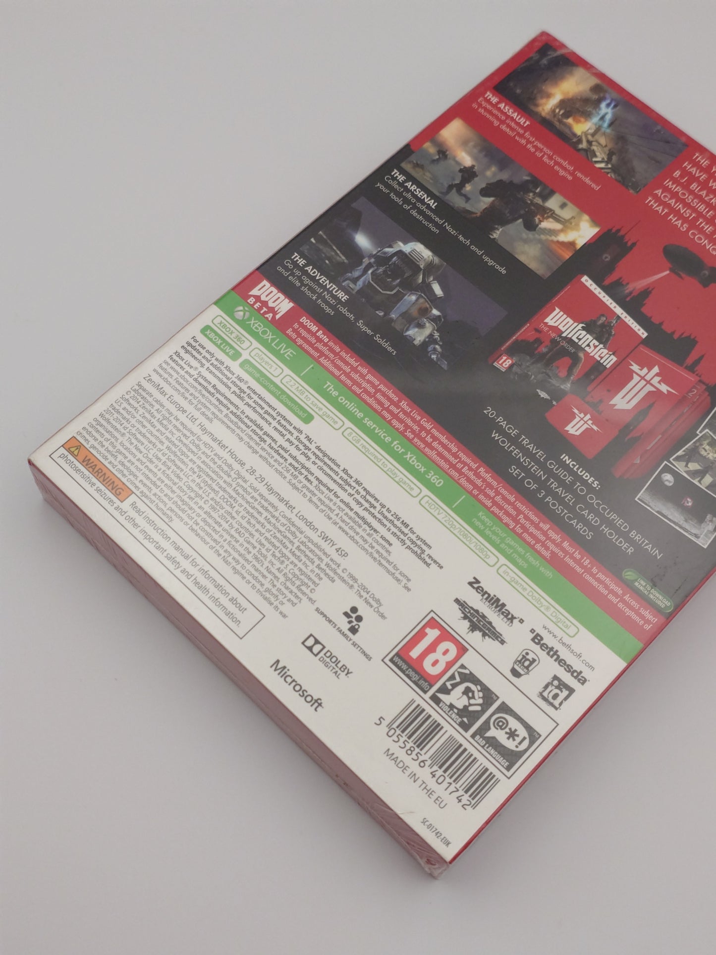 Wolfenstein: The New Order – Occupied Edition (Xbox 360, PAL) – Factory Sealed