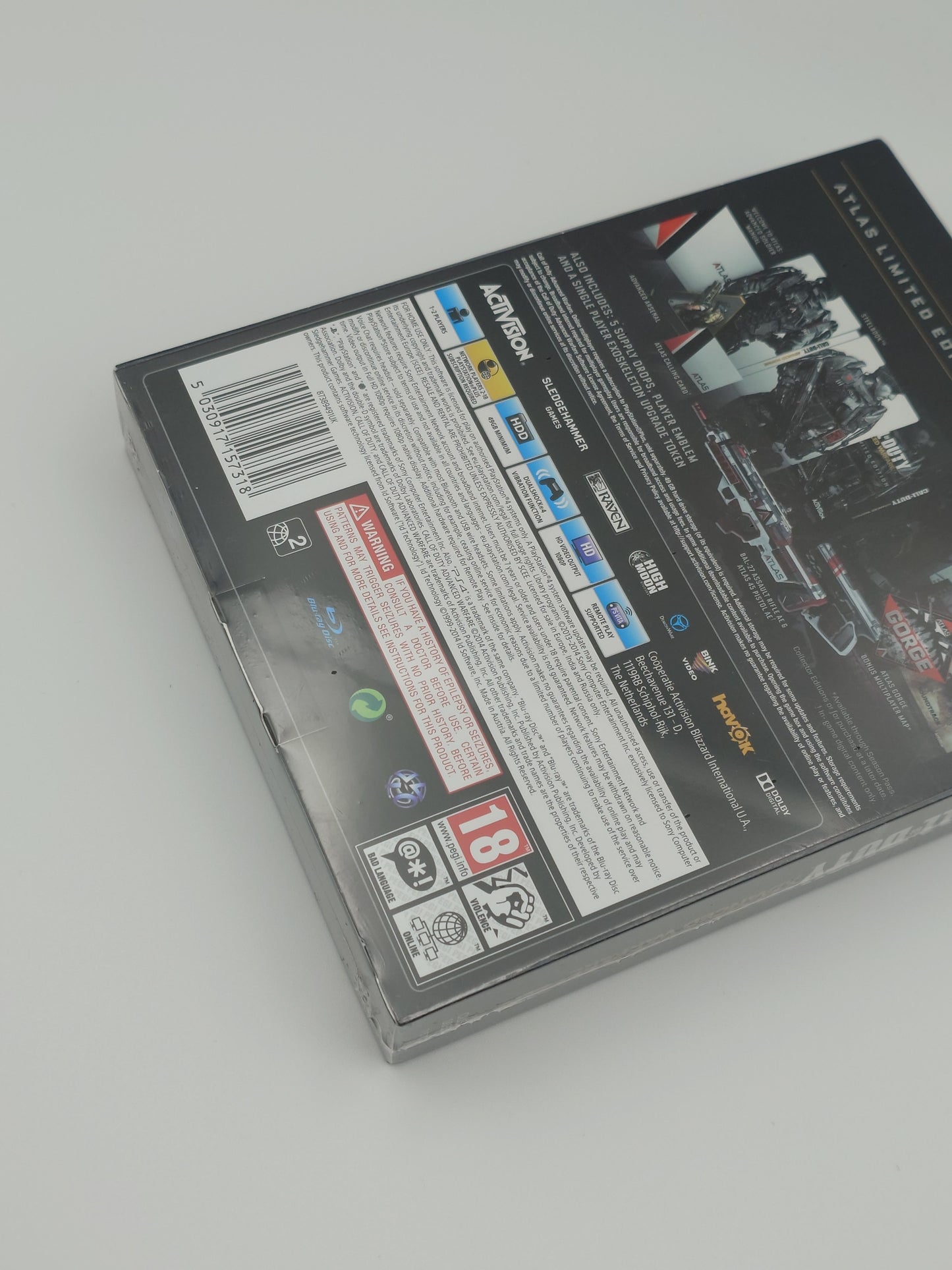 Call of Duty: Advanced Warfare – Atlas Limited Edition (PS4, UK PAL) – Factory Sealed