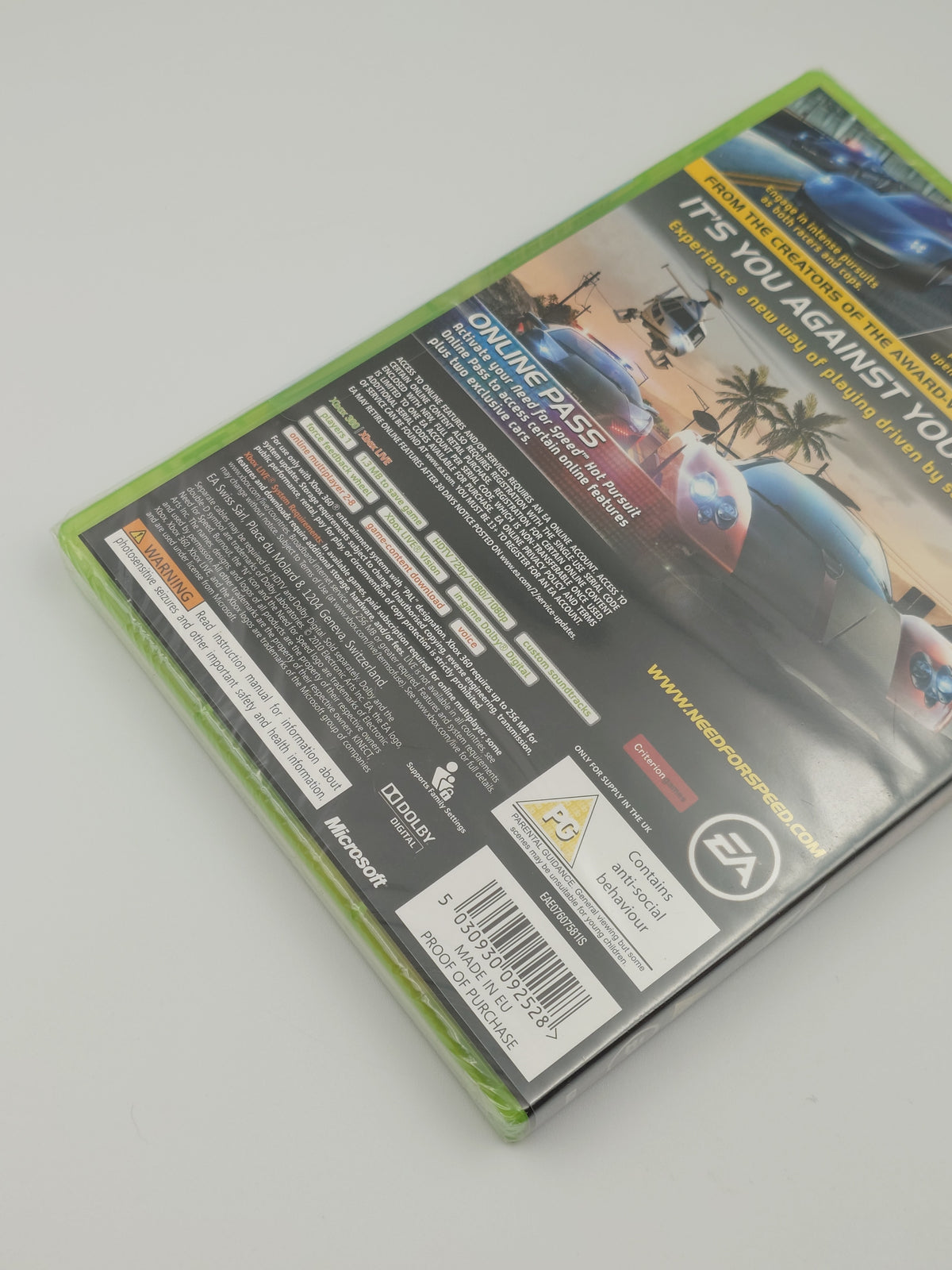Need for Speed: Hot Pursuit (Xbox 360, PAL) - Factory Sealed