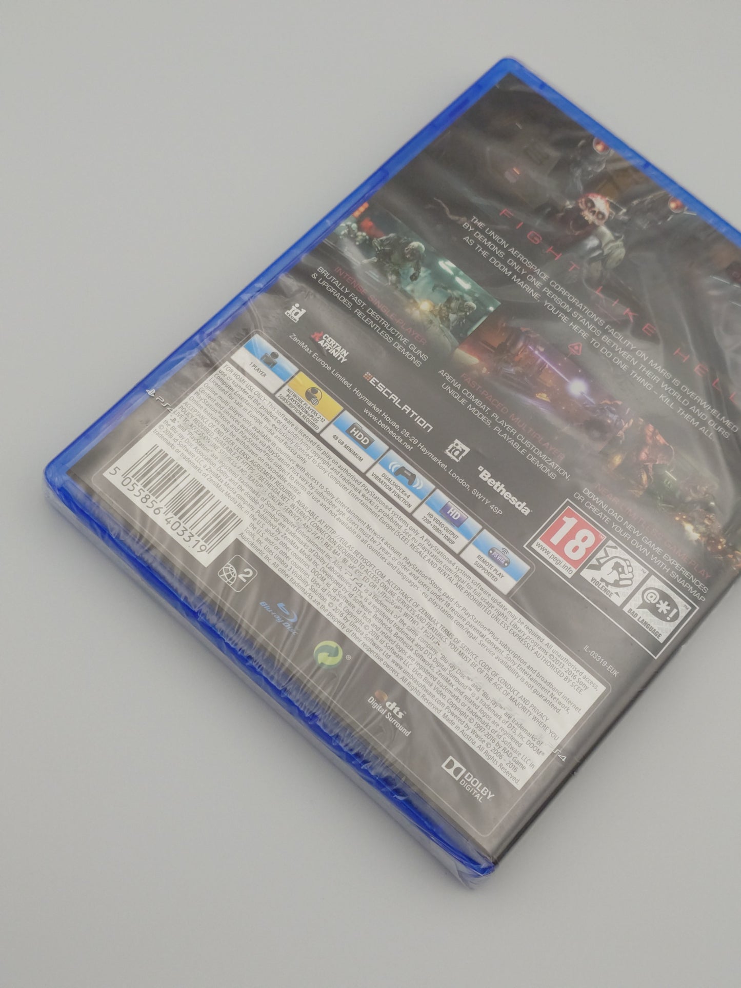 DOOM (PS4, UK PAL) – Factory Sealed