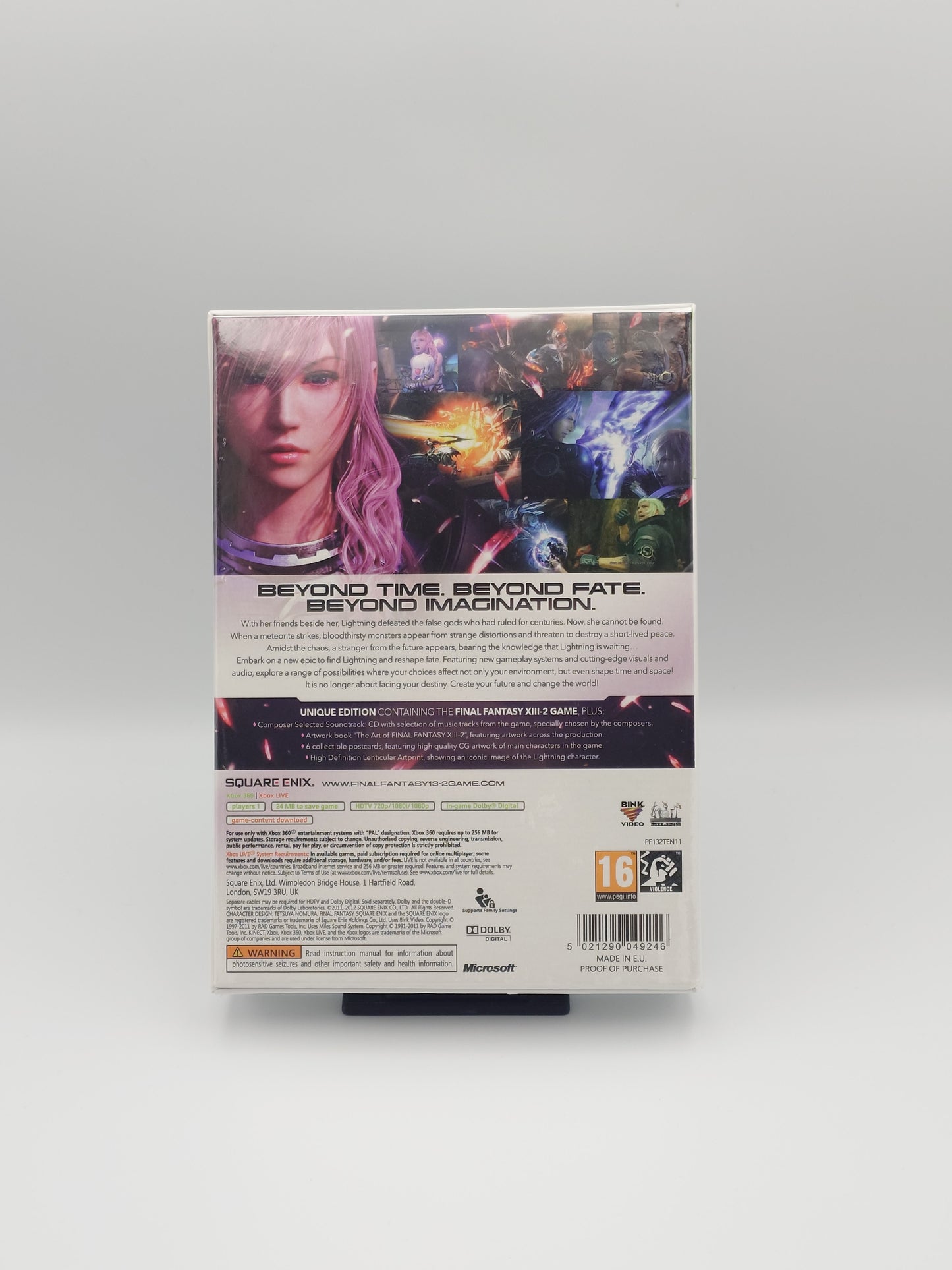 Final Fantasy XIII-2 – Limited Collector's Edition (Xbox 360, PAL) – Factory Sealed