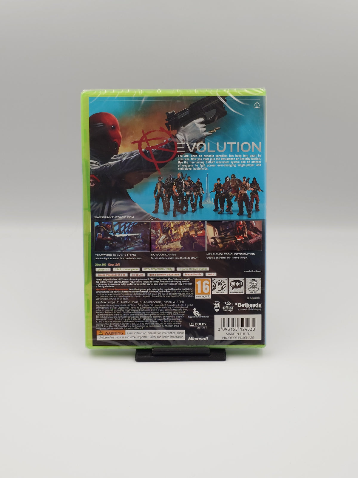 Brink (Xbox 360, PAL) - Factory Sealed