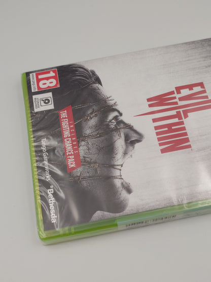 The Evil Within — Includes the Fighting Chance Pack (Xbox 360, PAL) - Factory Sealed