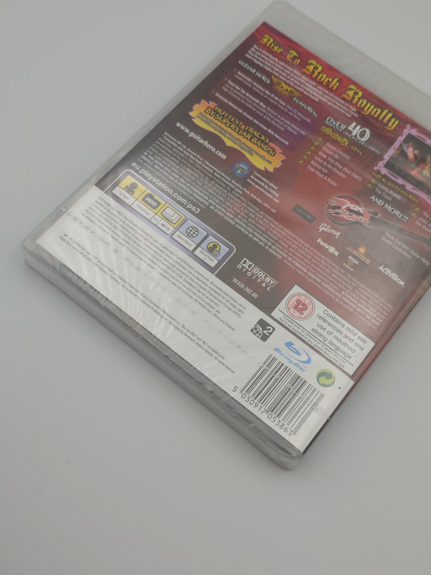 Guitar Hero: Aerosmith (PS3, UK PAL) – Factory Sealed