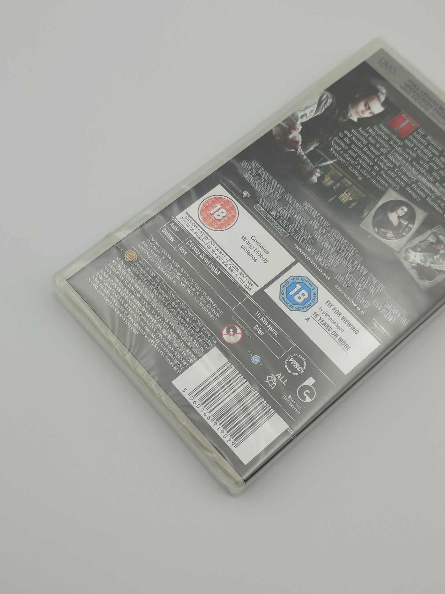 Sweeney Todd: The Demon Barber of Fleet Street (PSP UMD Video, PAL) – Factory Sealed