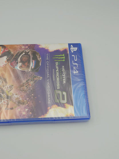 Monster Energy Supercross 2: The Official Videogame (PS4, UK PAL) – Factory Sealed