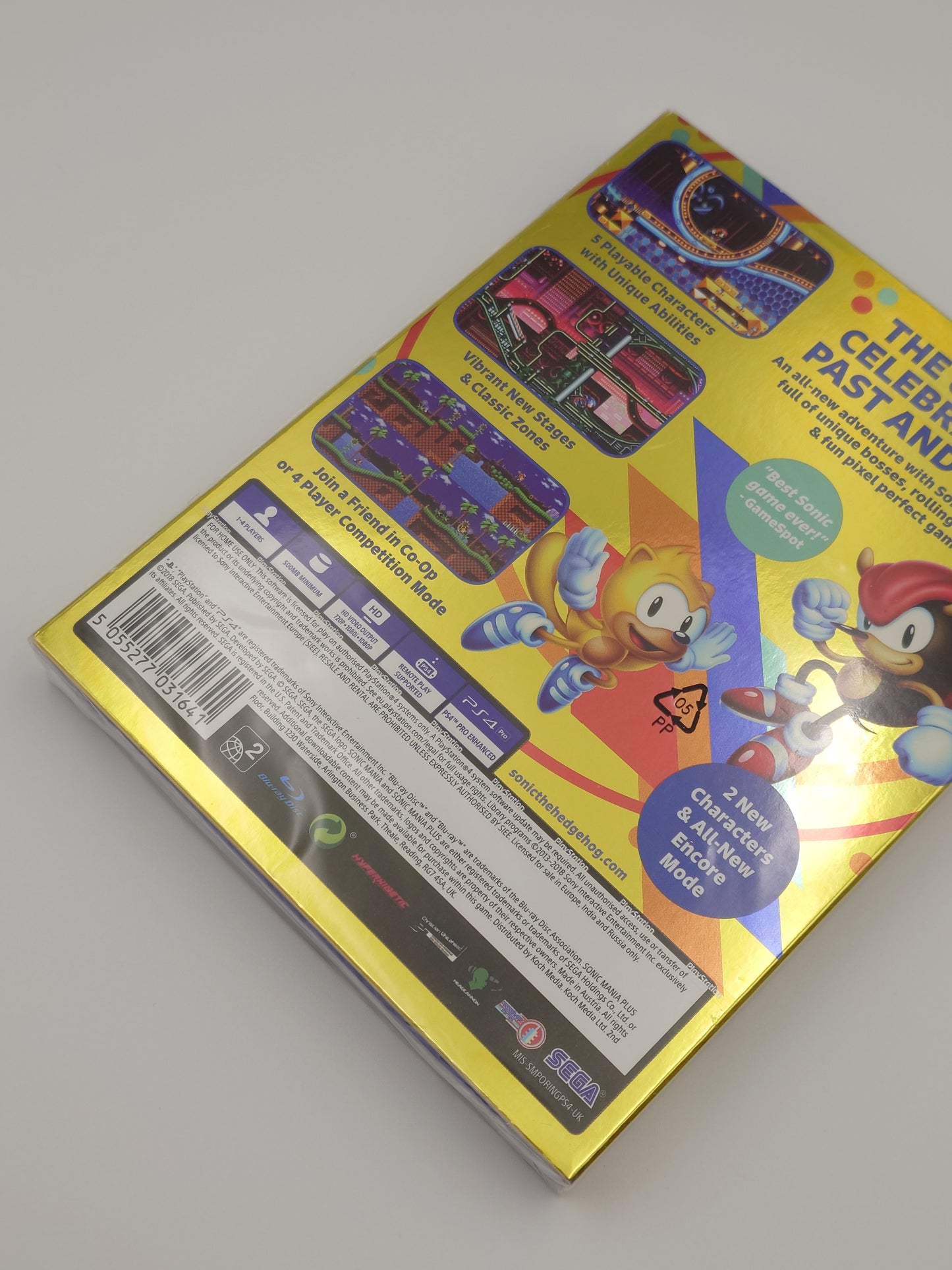 Sonic Mania Plus (PS4, UK PAL) – Factory Sealed