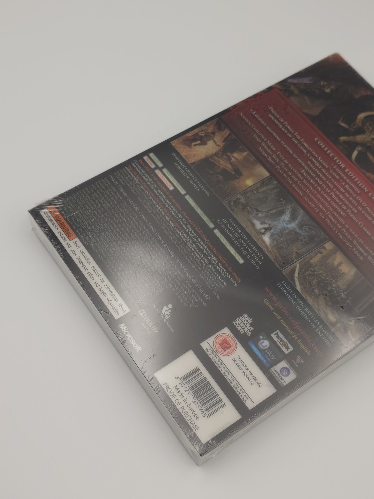 Prince Of Persia: The Forgotten Sands – Limited Collector's Edition (Xbox 360, PAL) – Factory Sealed
