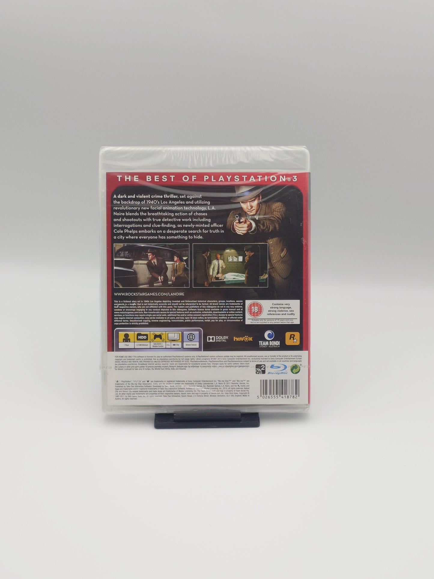 L.A Noire (PS3 Essentials, UK PAL) – Factory Sealed
