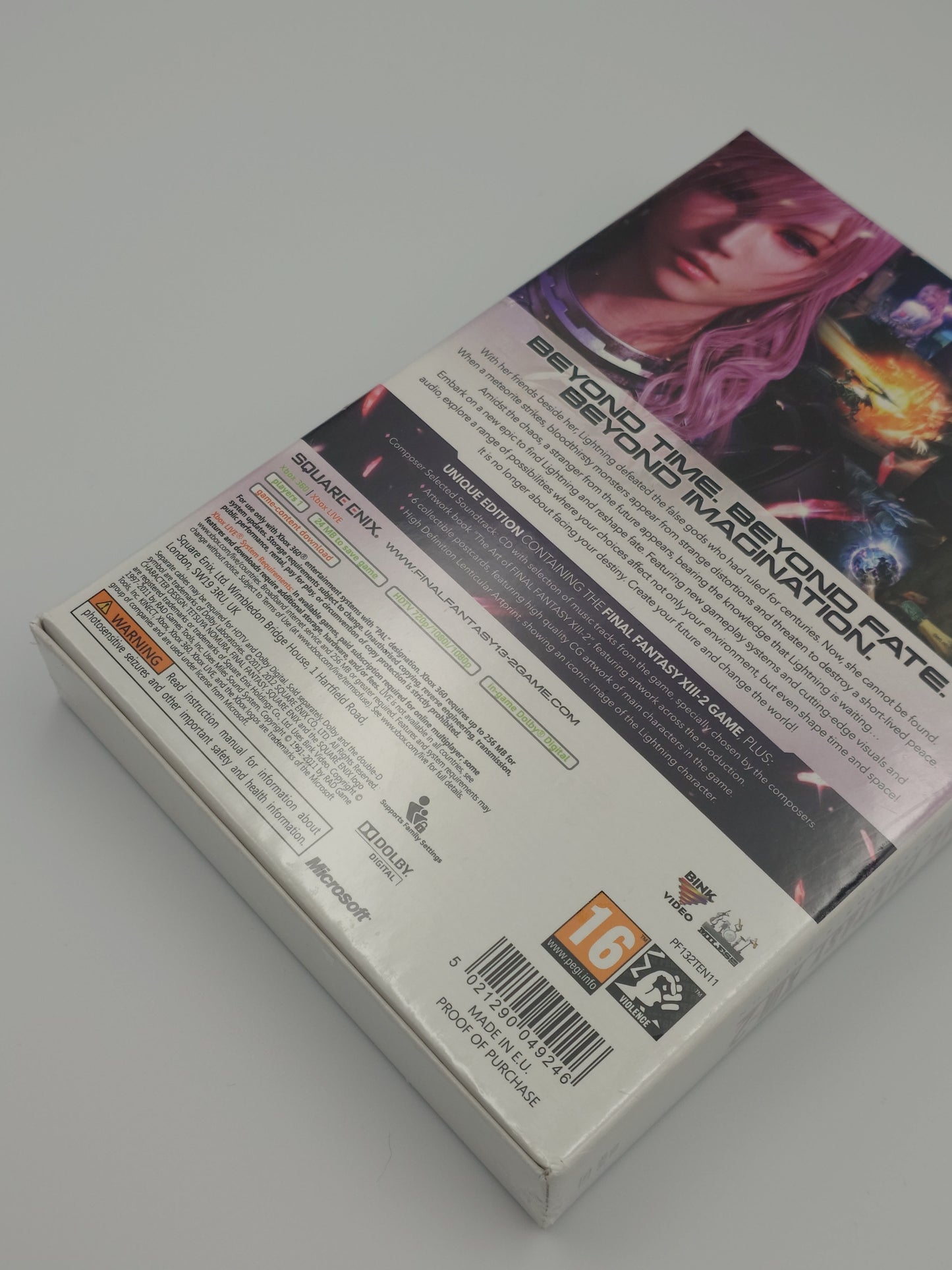 Final Fantasy XIII-2 – Limited Collector's Edition (Xbox 360, PAL) – Factory Sealed