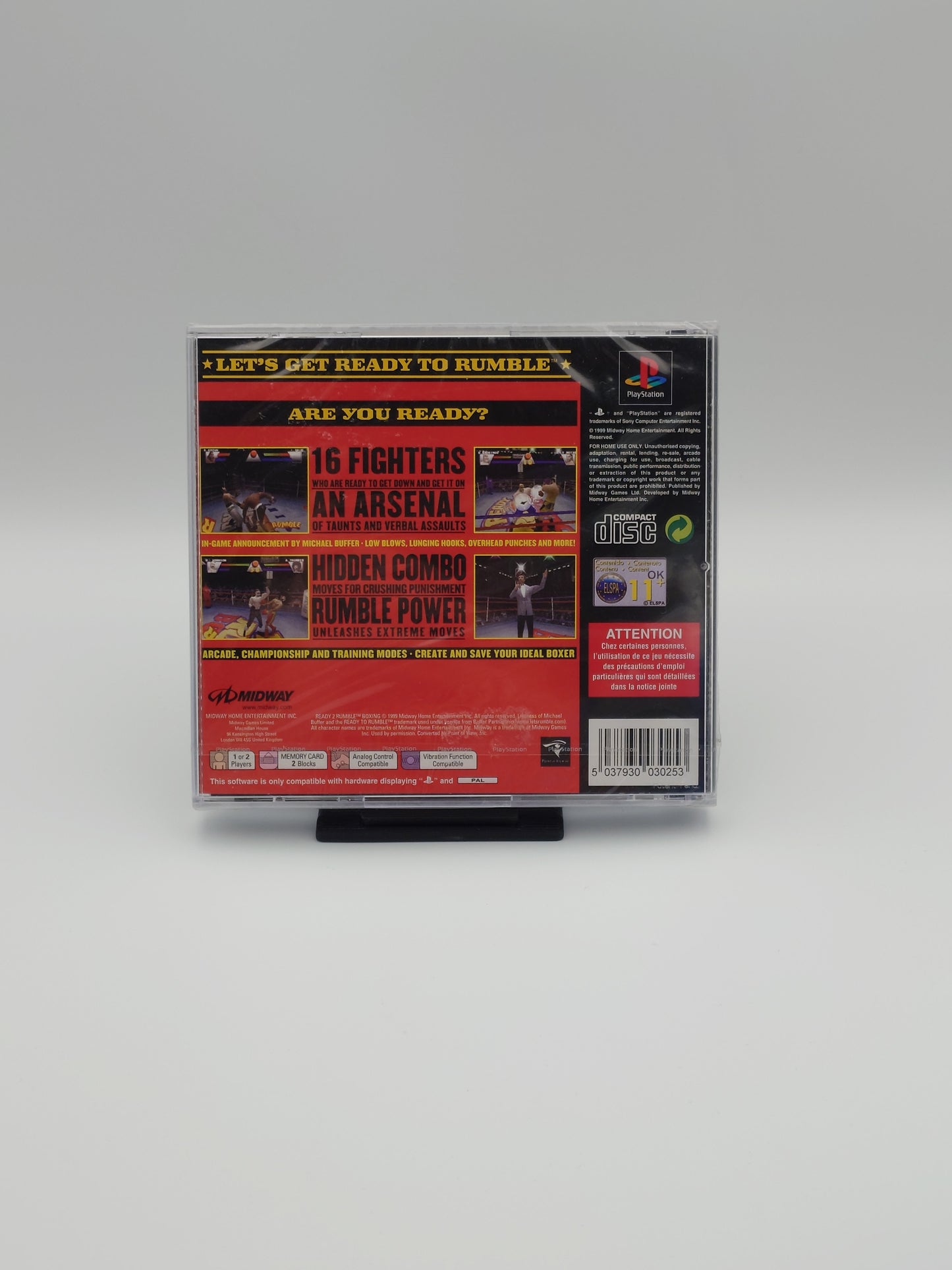 Ready 2 Rumble Boxing (PS1, UK PAL) – Factory Sealed