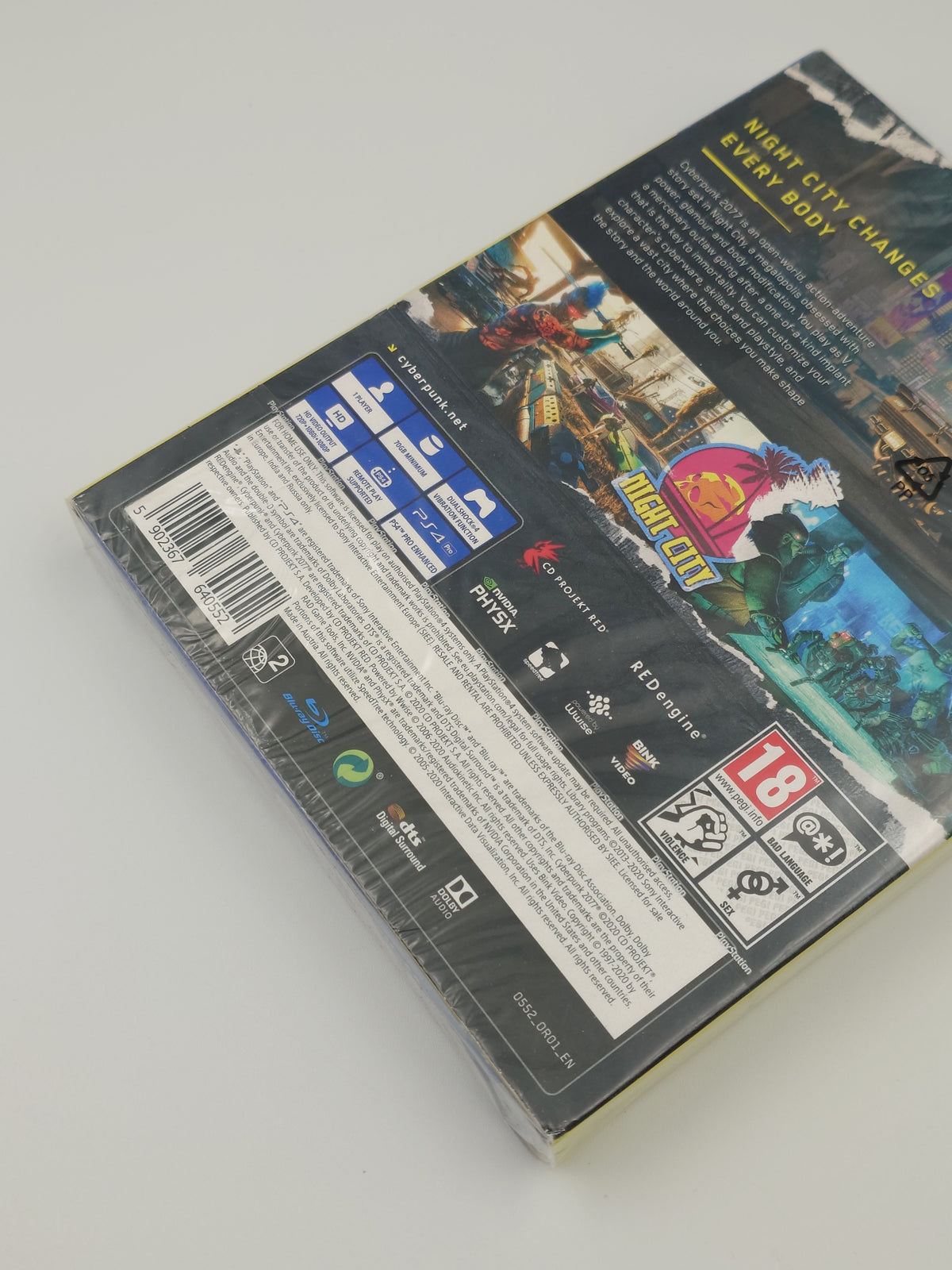 Cyberpunk 2077 - Launch Edition (PS4, UK PAL) - Factory Sealed