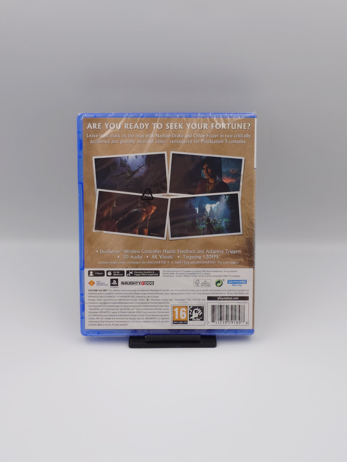 Uncharted: Legacy of Thieves Collection (PS5, UK PAL) - Factory Sealed