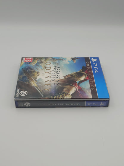 Assassin's Creed Odyssey – Omega Edition with Custom Acrylic Display Case (PS4, UK PAL) – Factory Sealed