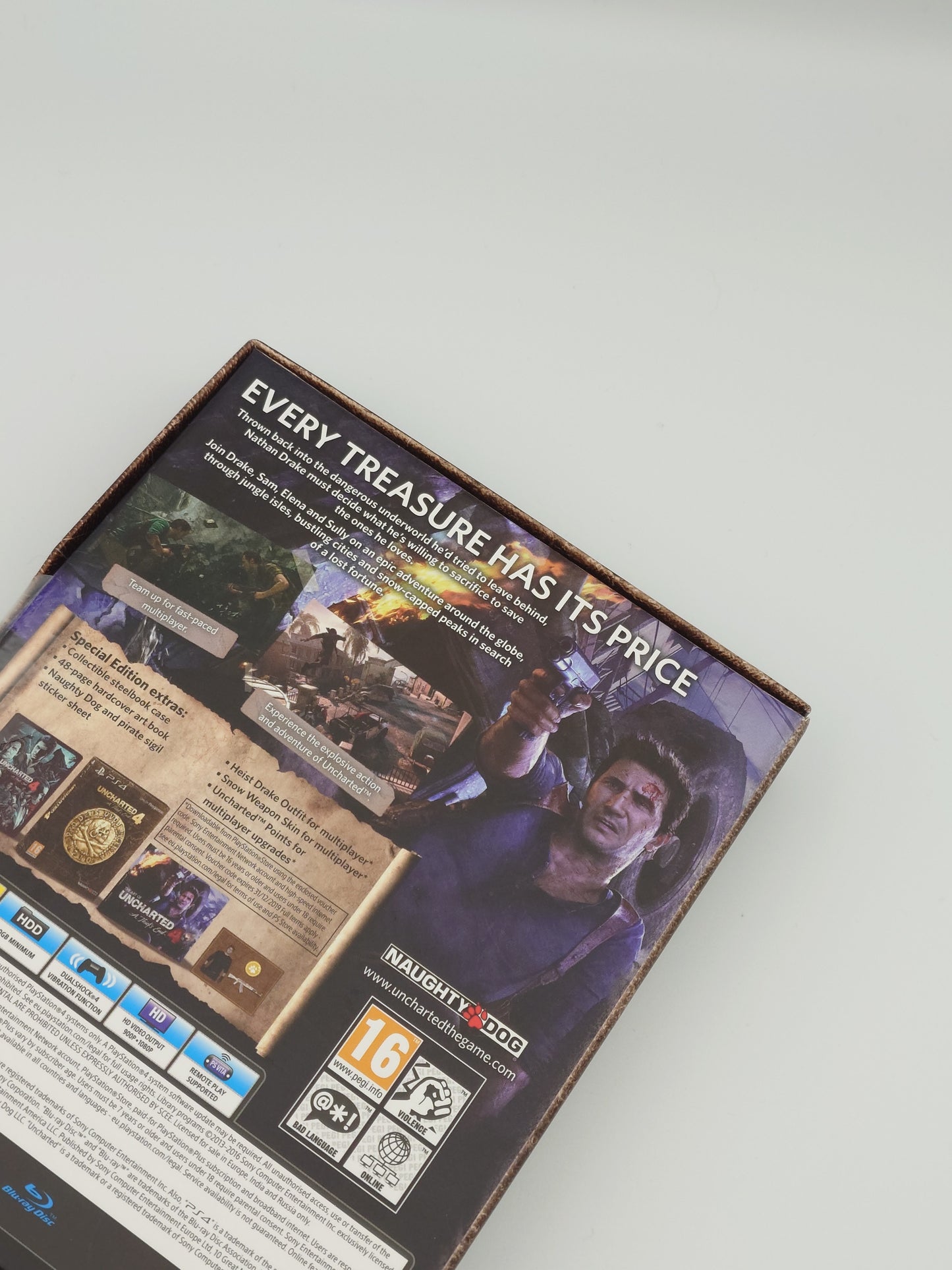 Uncharted 4: A Thief's End – Special Edition (PS4, UK PAL) – Factory Sealed