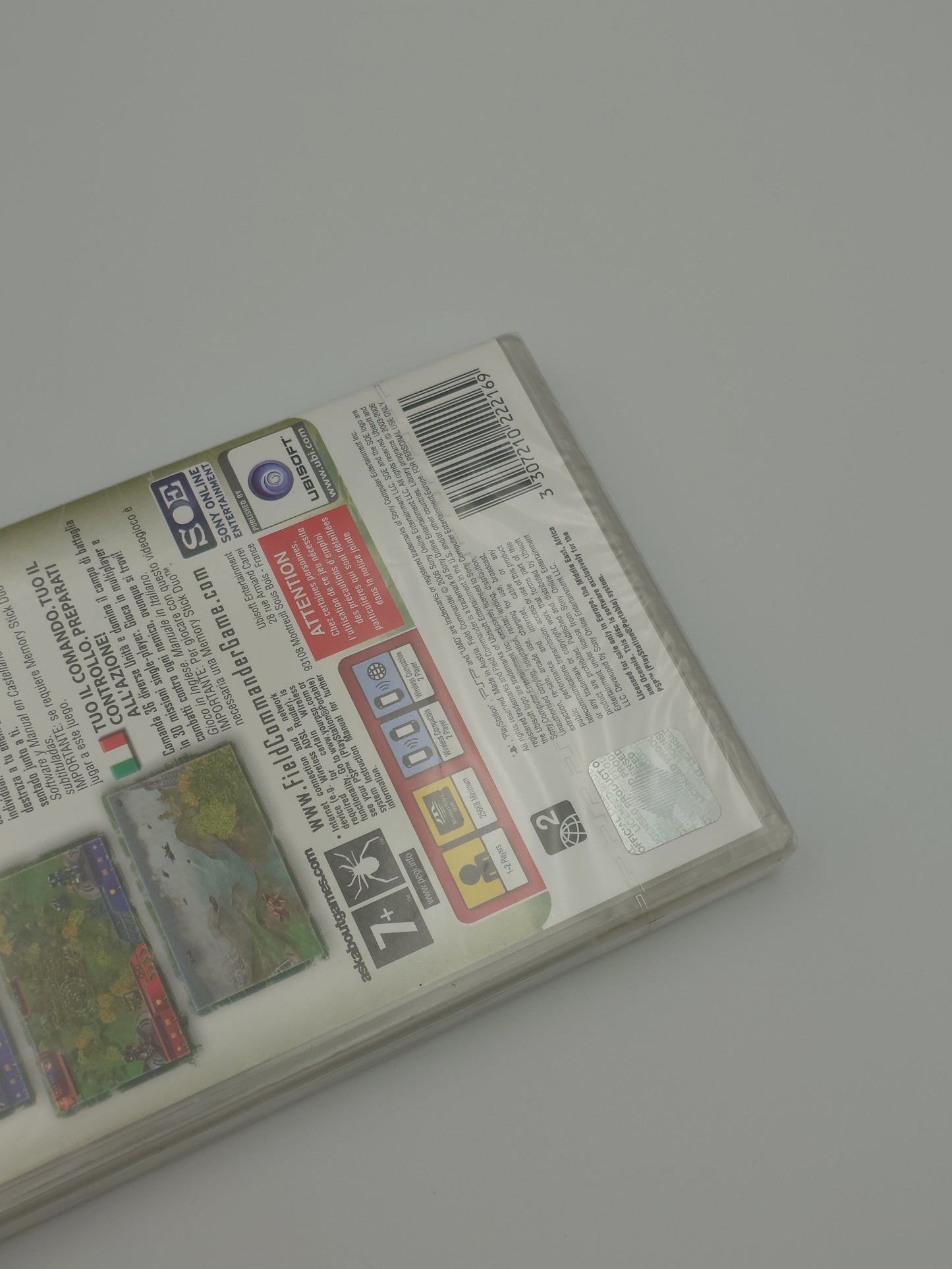 Field Commander (PSP, PAL) – Factory Sealed