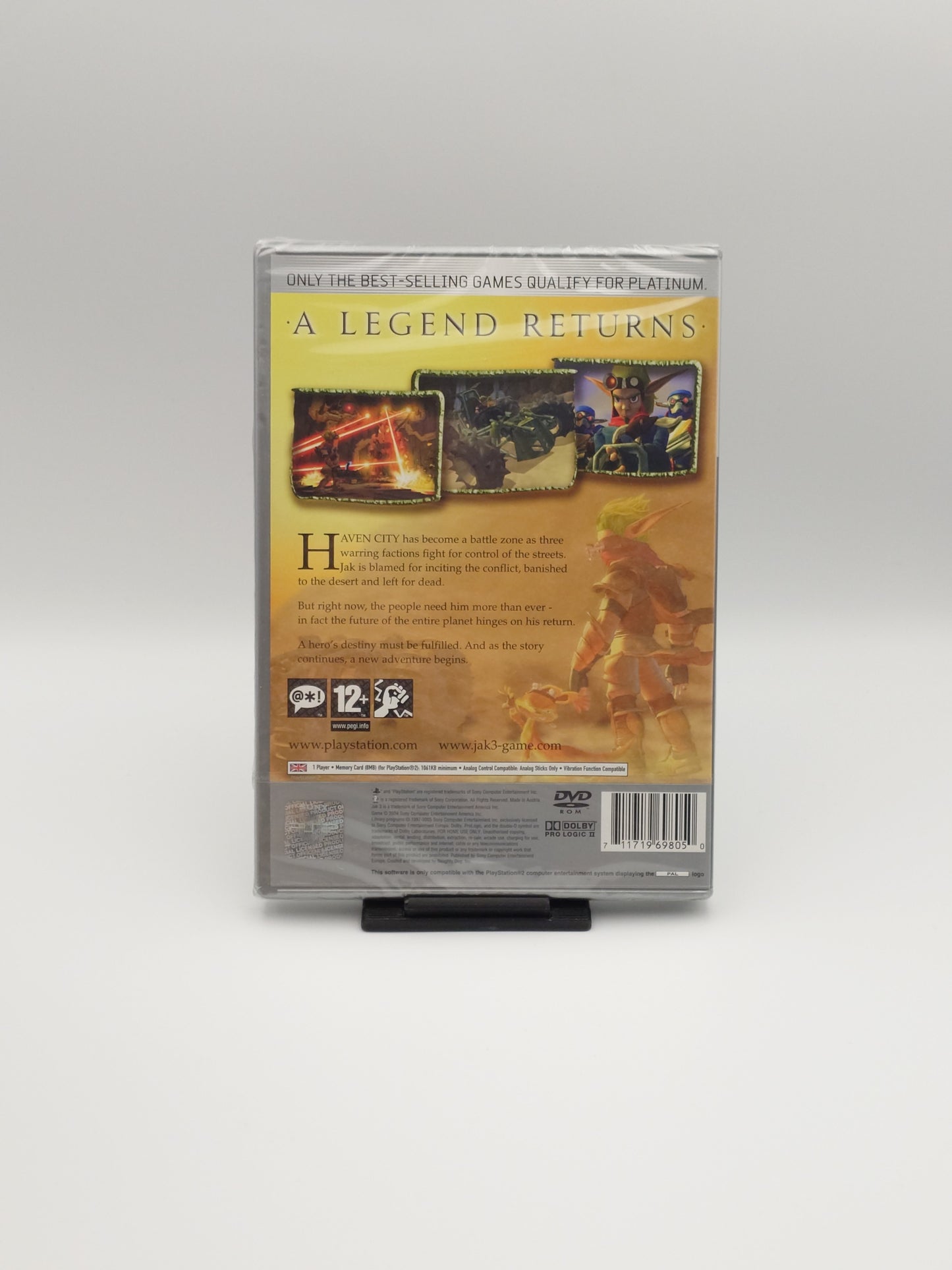 Jak 3 (PS2 Platinum, UK PAL) – Factory Sealed