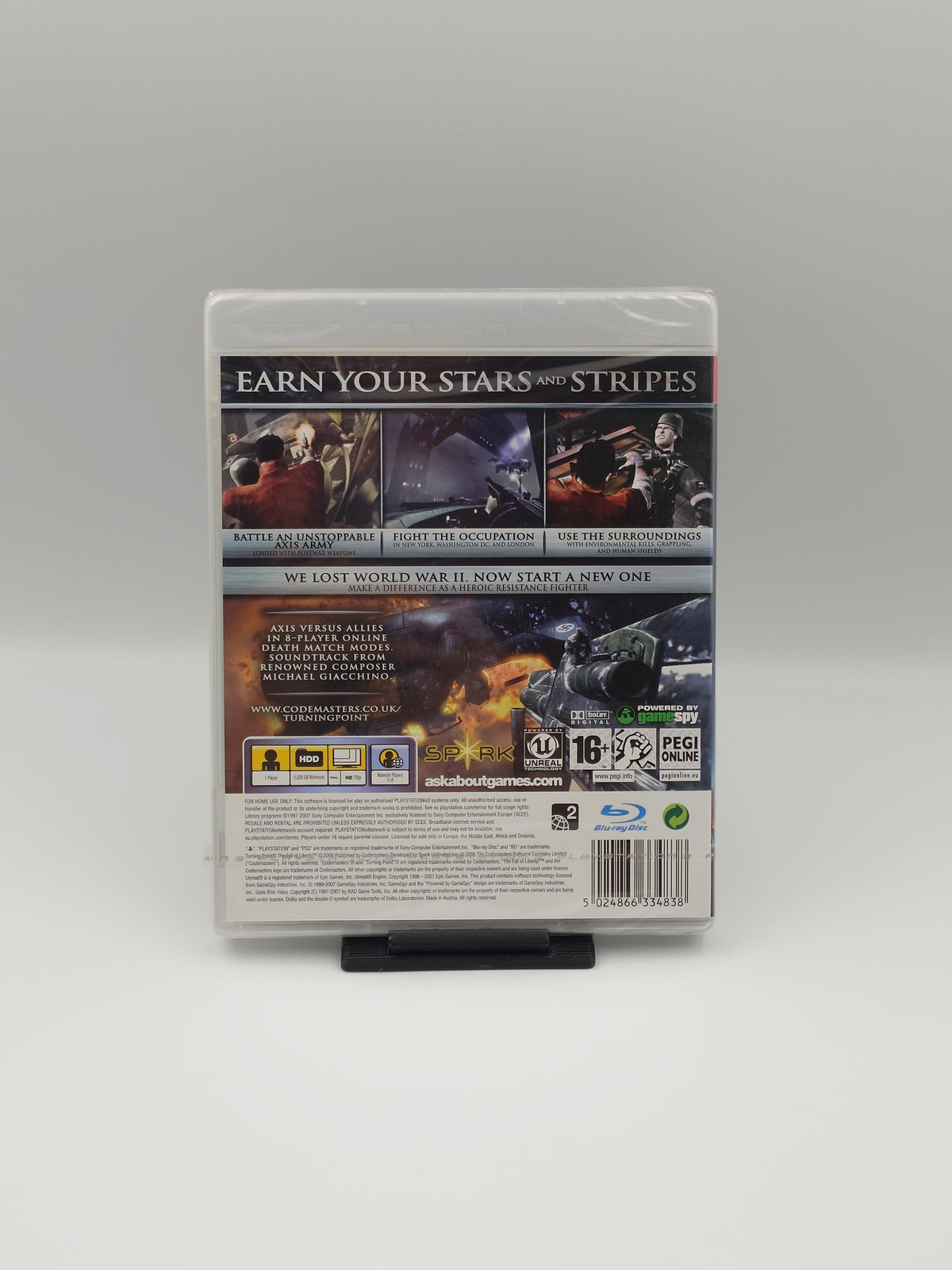 Turning Point: Fall of Liberty (PS3, UK PAL) - Factory Sealed