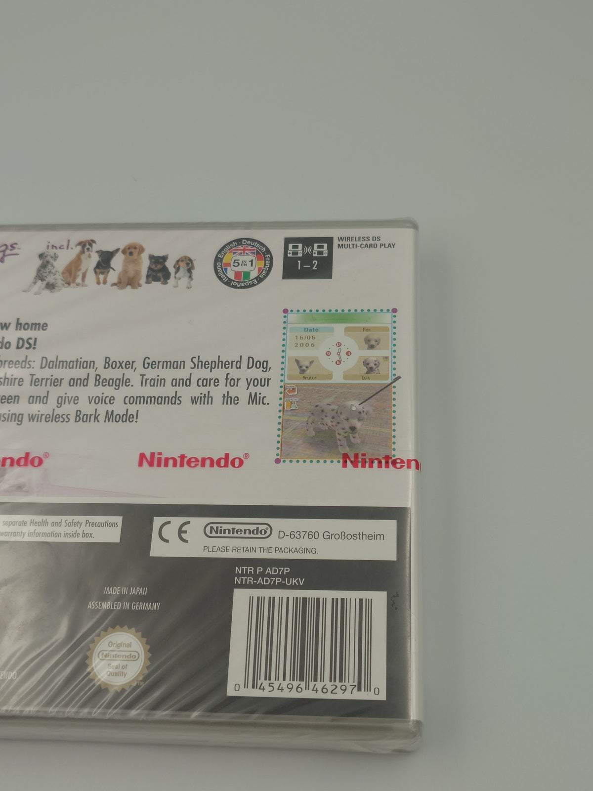 Nintendogs: Dalmatian & Friends (Nintendo DS, UK PAL) - Factory Sealed