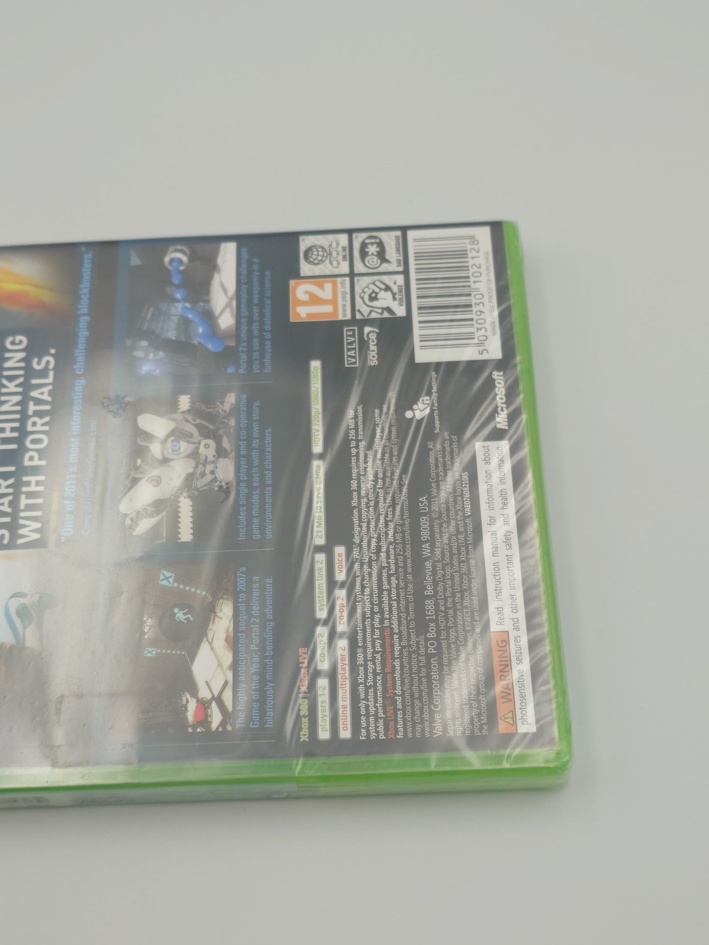 Portal 2 (Xbox 360, PAL) – Factory Sealed