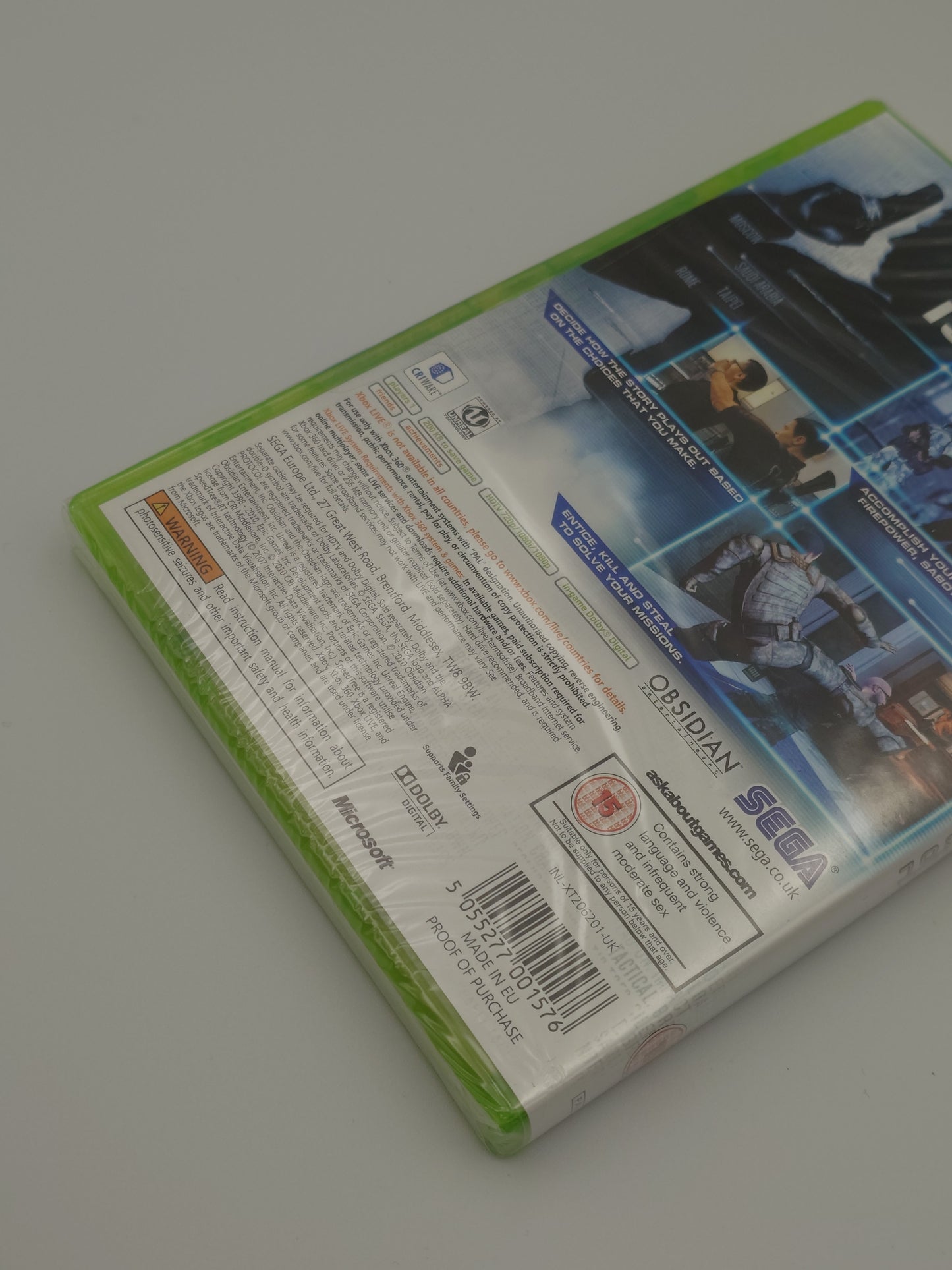 Alpha Protocol: The Espionage RPG (Xbox 360, PAL) – Factory Sealed