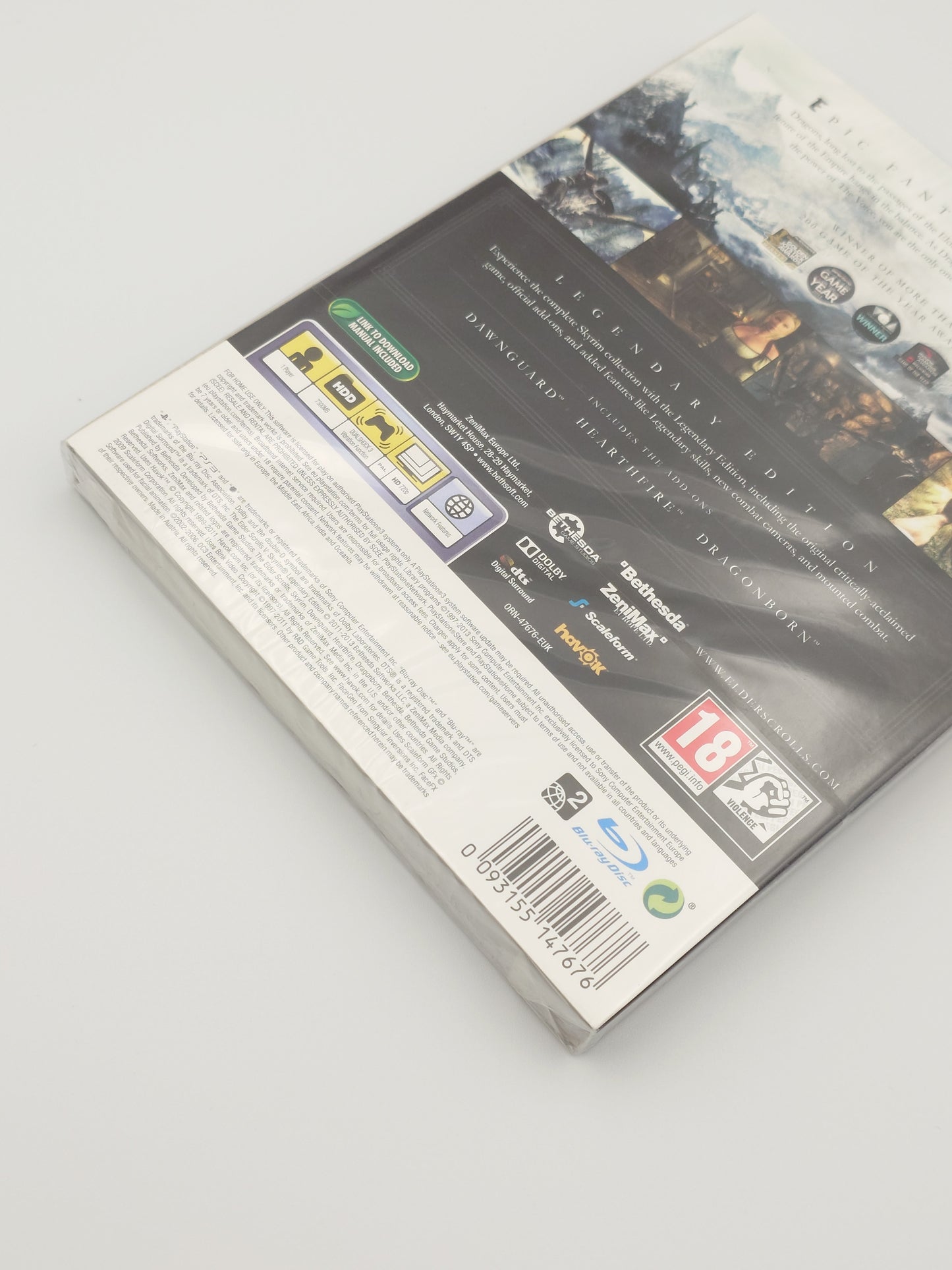 The Elder Scrolls V: Skyrim – Legendary Edition (PS3, UK PAL) – Factory Sealed