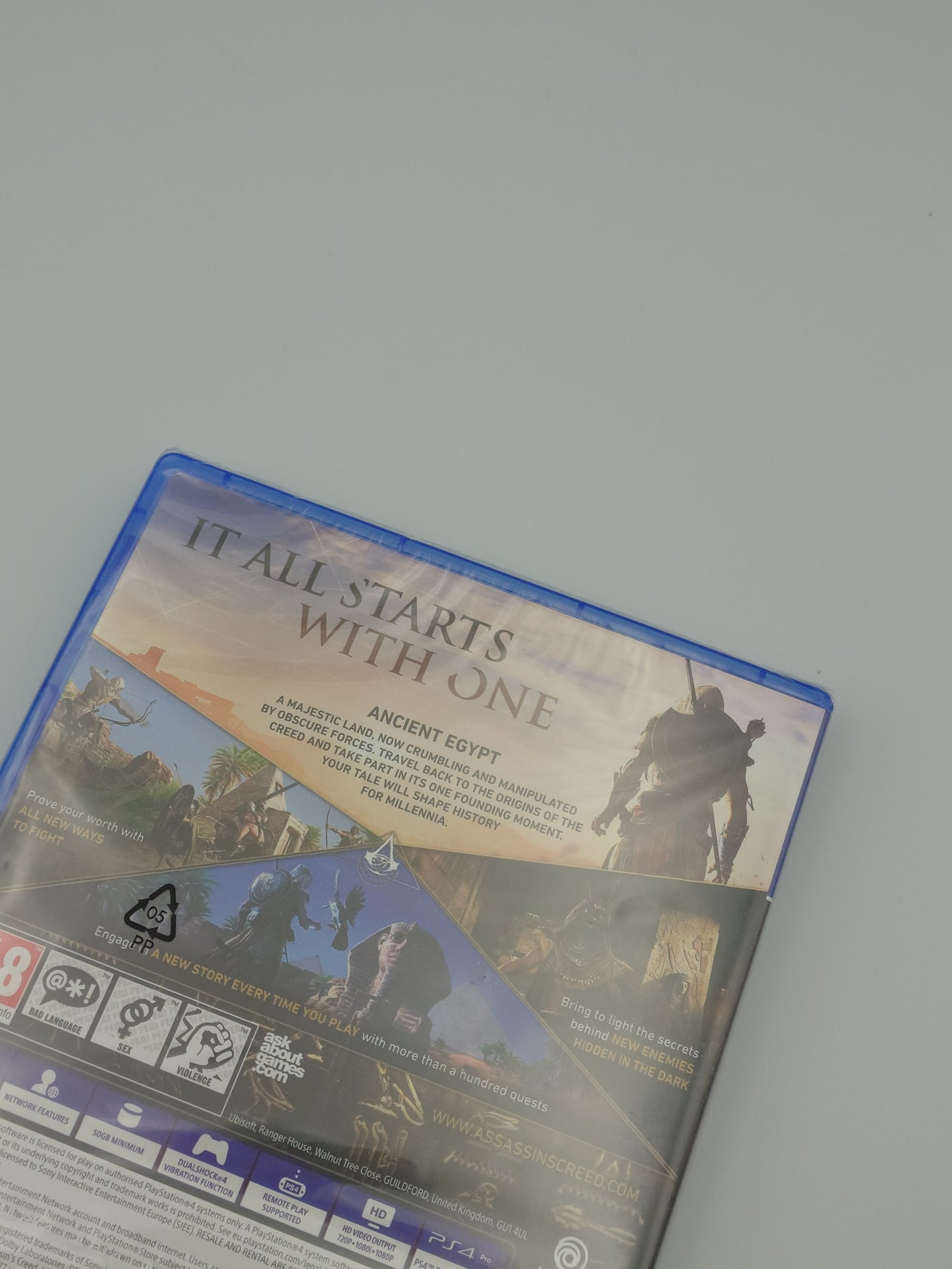 Assassin's Creed Origins (PS4, UK PAL) – Factory Sealed