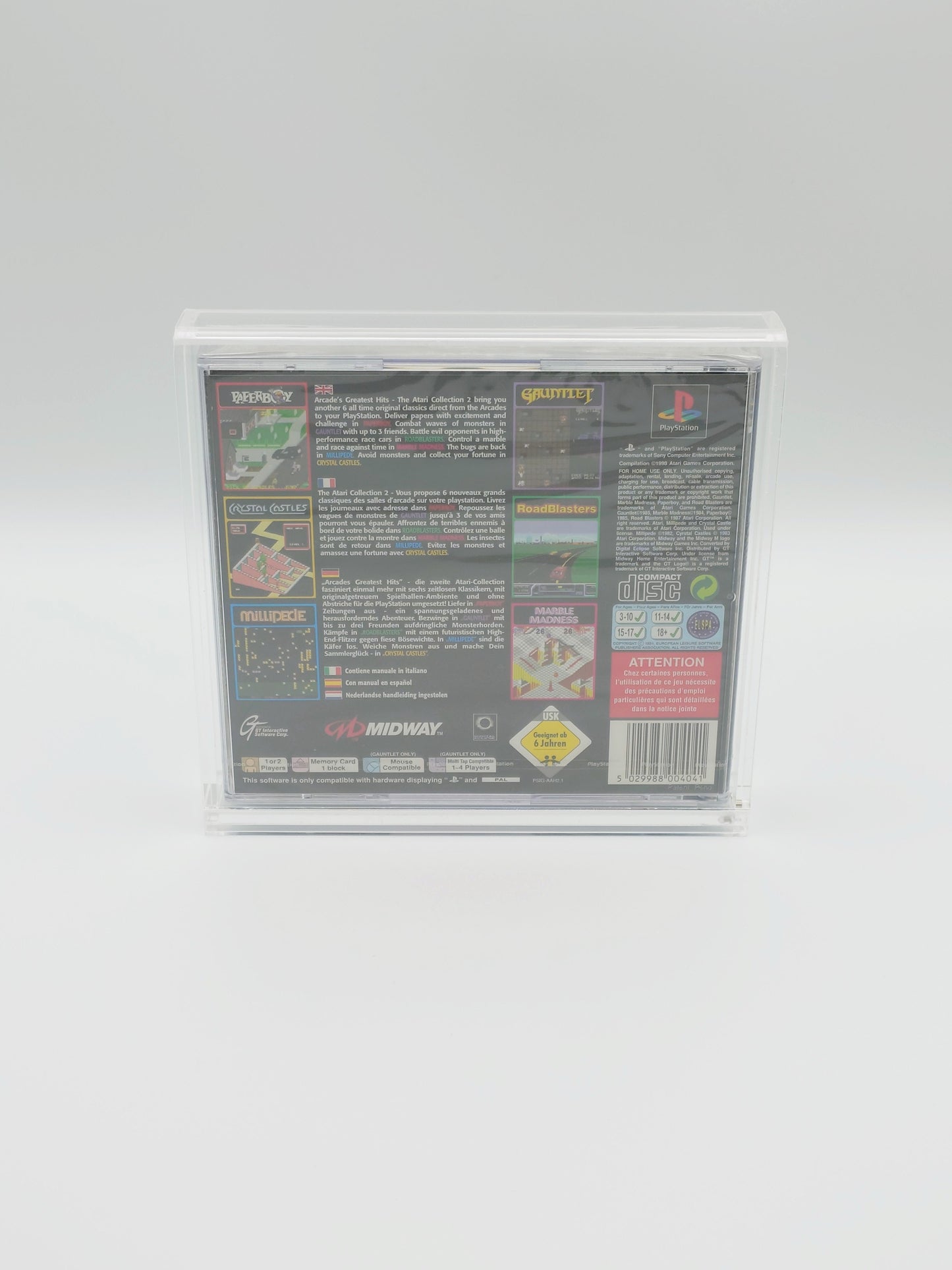Acrylic Display Case for PlayStation 1 Games – PS1