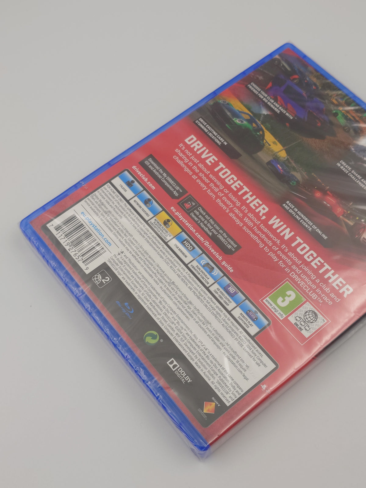 DRIVECLUB (PS4, UK PAL) - Factory Sealed