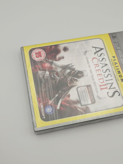 Assassin's Creed II: Game of the Year Edition (PS3 Platinum, UK PAL) – Factory Sealed