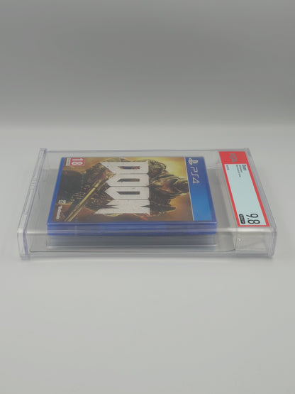 DOOM (PS4, UK PAL, Factory Sealed) - PSA Graded 9.8 A++