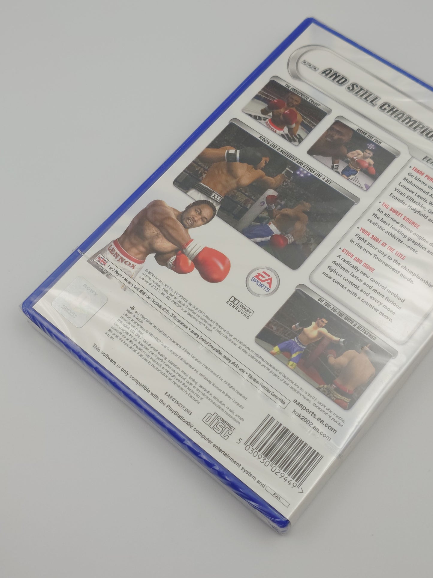 Knockout Kings 2002 (PS2, UK PAL) - Factory Sealed