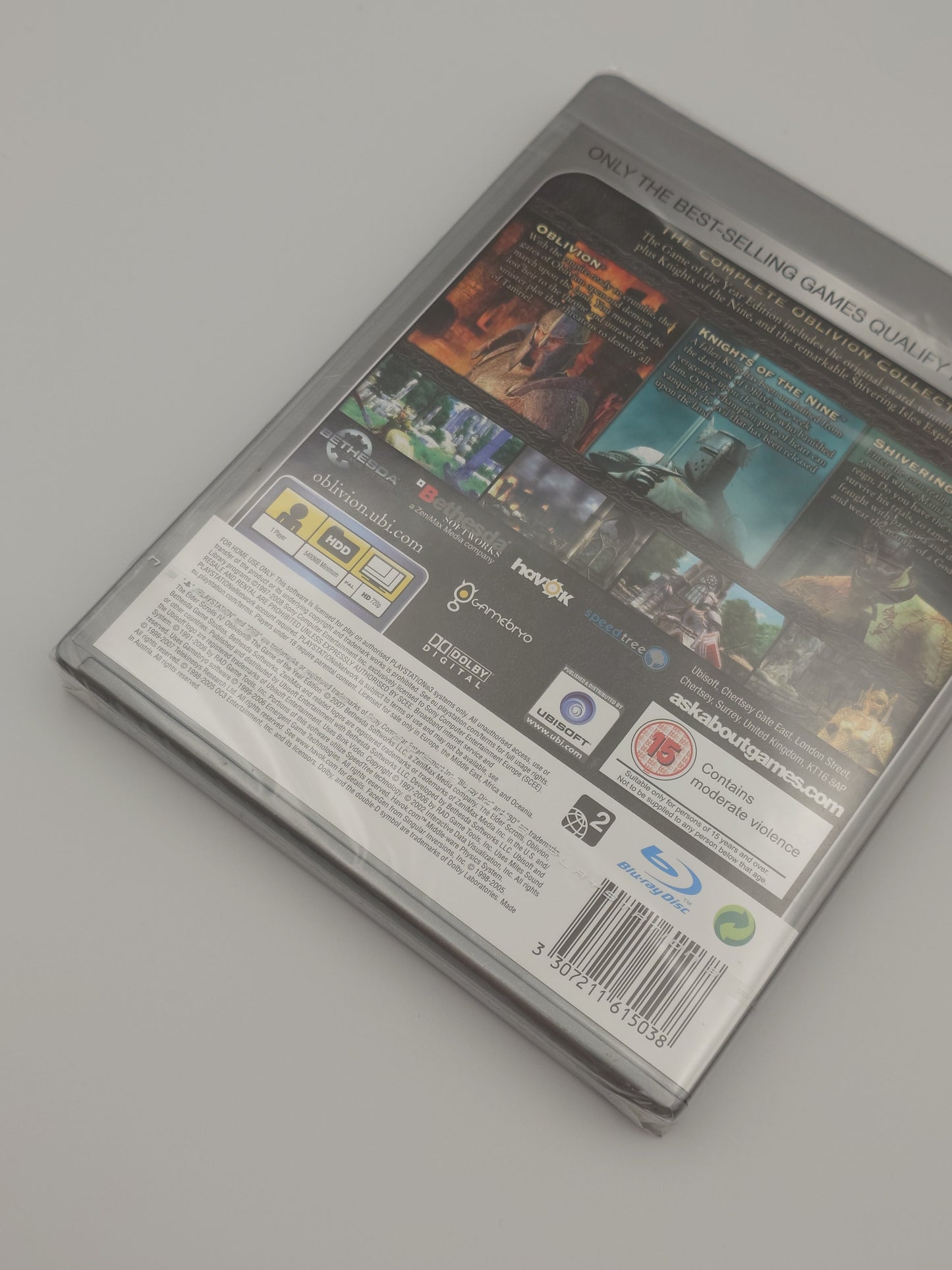 The Elder Scrolls IV: Oblivion – Game of the Year Edition (PS3 Platinum, UK PAL) – Factory Sealed