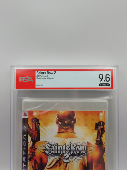 Saints Row 2 (PS3, UK PAL) – Factory Sealed | PSA Graded 9.6 A+
