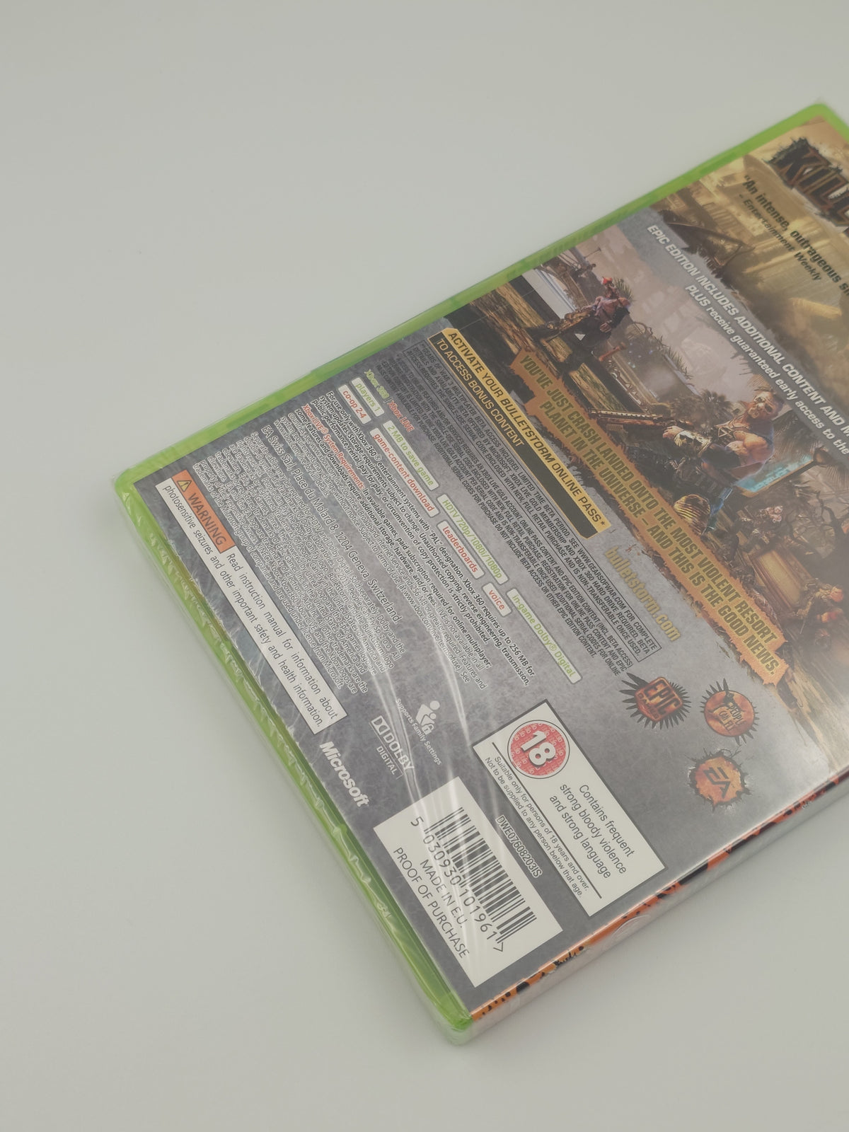 Bulletstorm Epic Edition (Xbox 360, PAL) - Factory Sealed