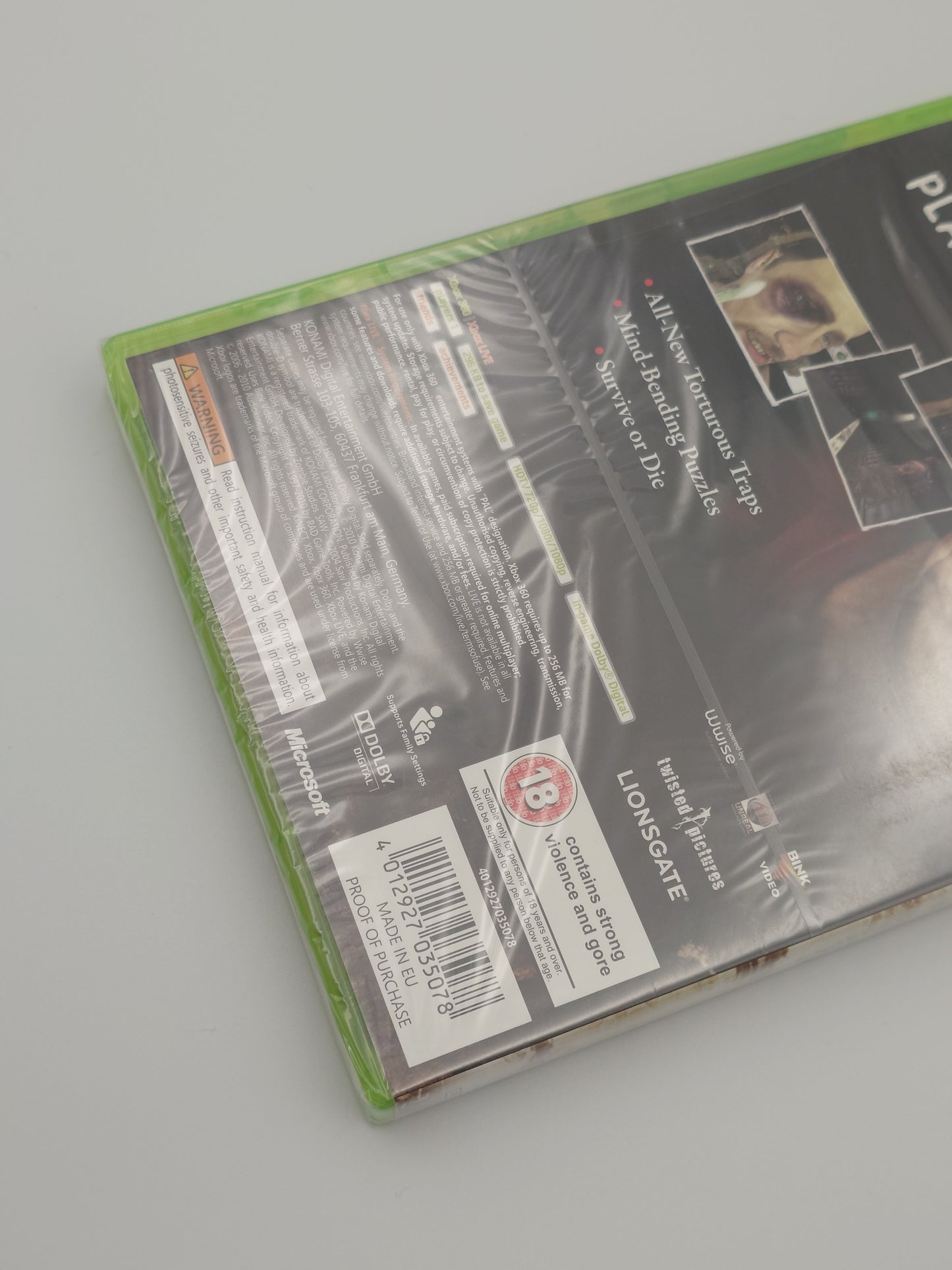 Saw 2: Flesh & Blood (Xbox 360, PAL) – Factory Sealed