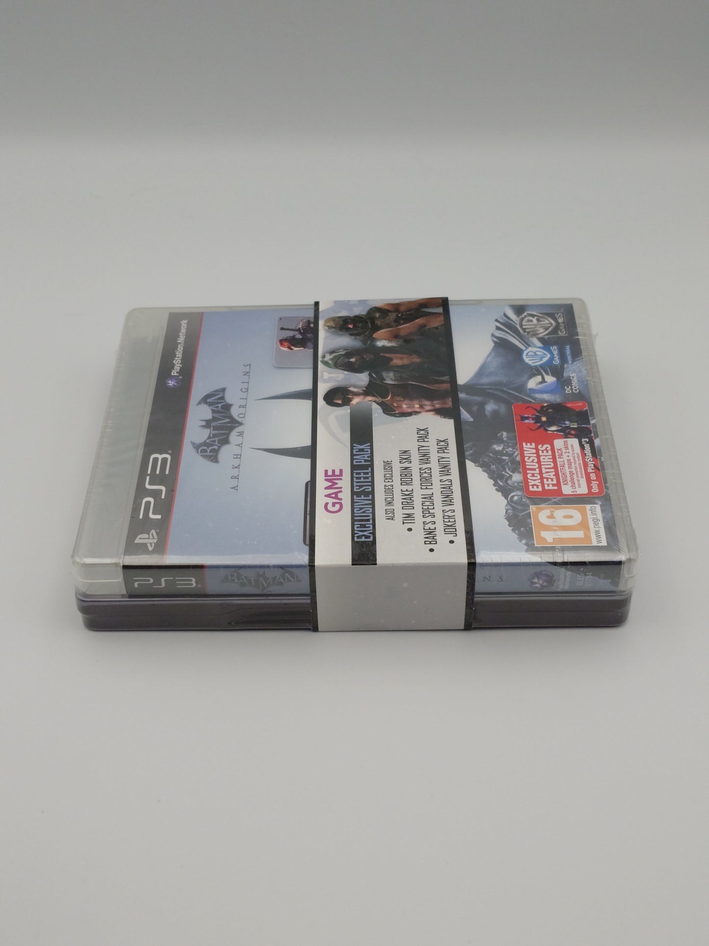 Batman: Arkham Origins – Game Exclusive Steel Pack (PS3, UK PAL) – Factory Sealed