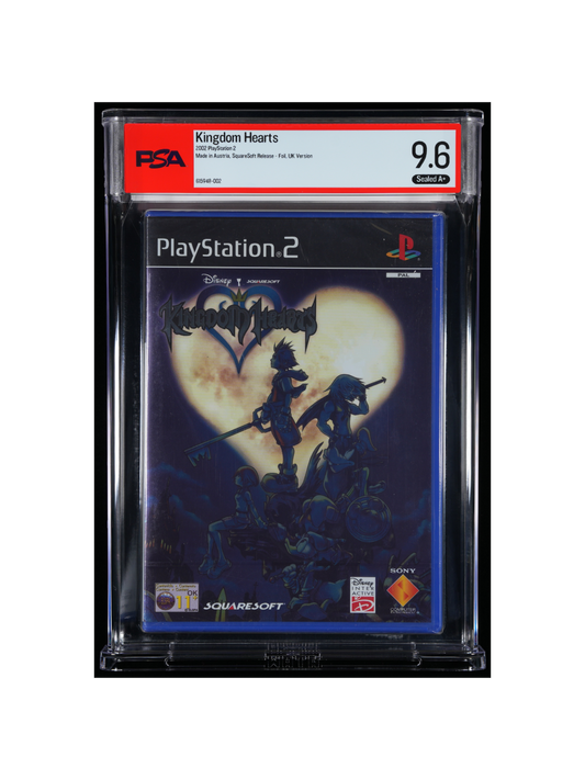 Kingdom Hearts - Foil 'First Print' (PS2, UK PAL, Factory Sealed) - PSA Graded 9.6 A+