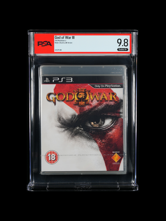 God of War III (PS3, UK PAL, Factory Sealed) - PSA Graded 9.8 A+