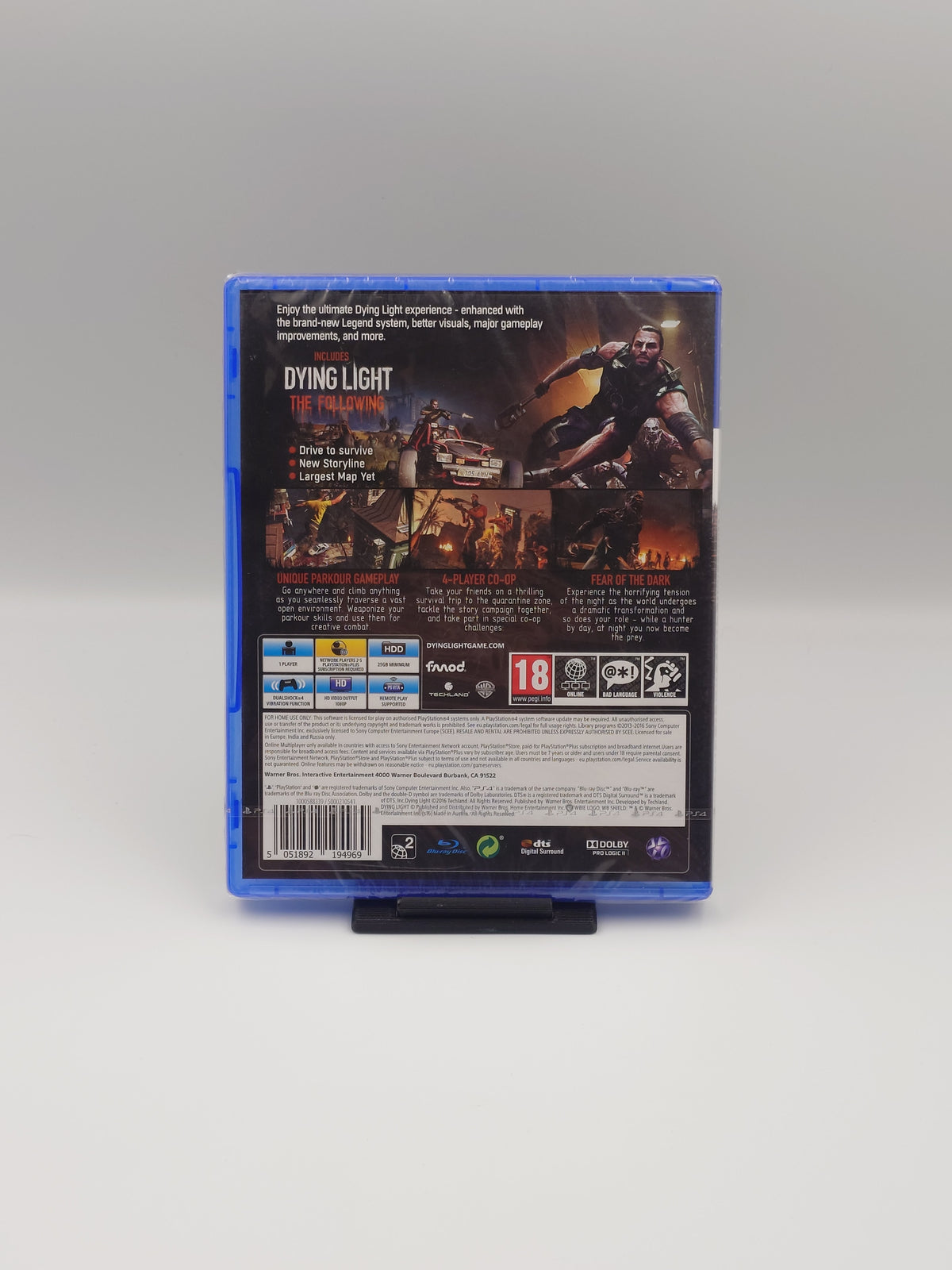 Dying Light: The Following – Enhanced Edition (PS4, UK PAL) - Factory Sealed