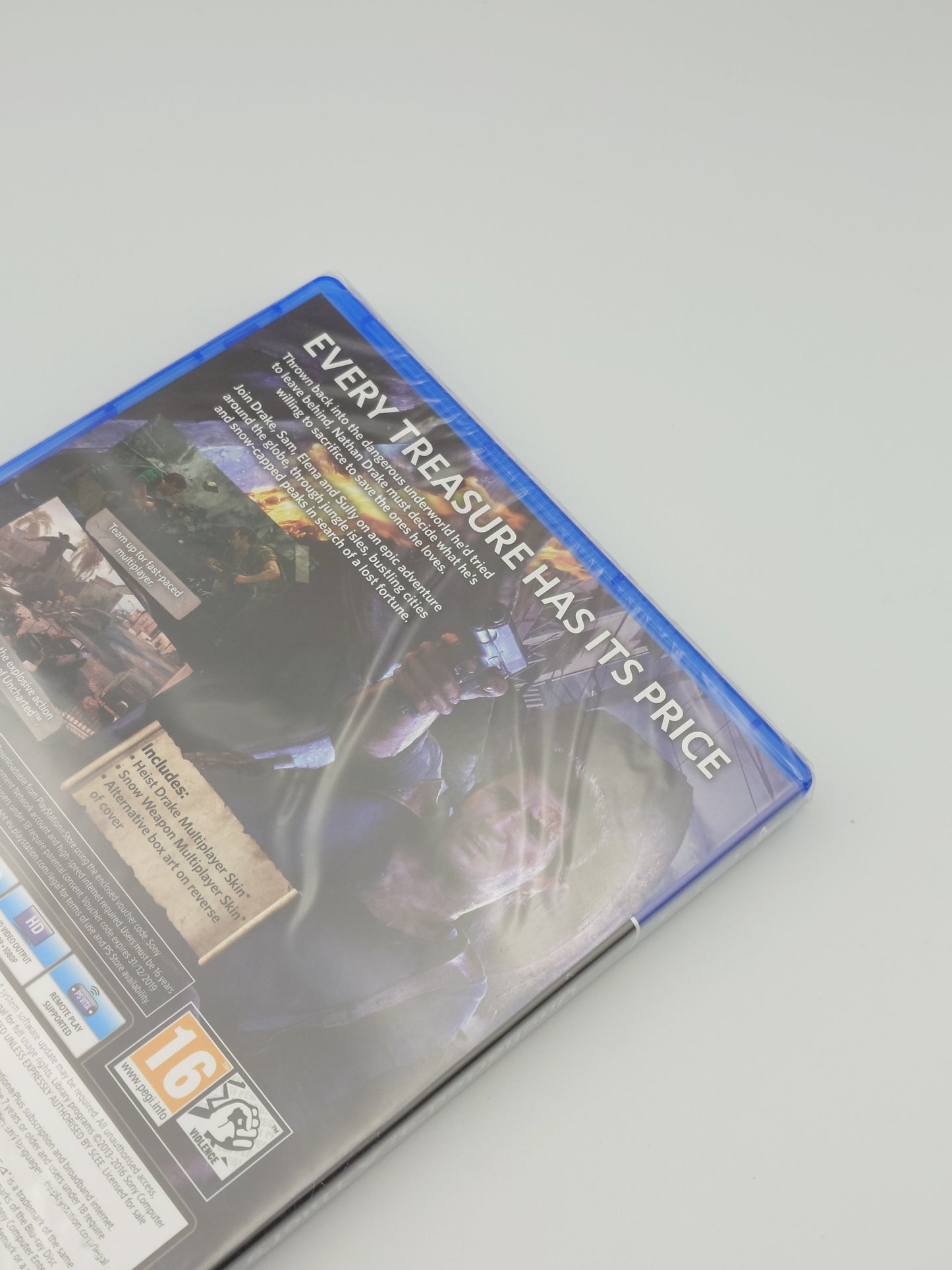 Uncharted 4: A Thief’s End - Reversible Cover (PS4, UK PAL) – Factory Sealed