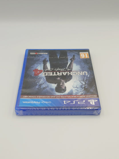 Uncharted 4: A Thief’s End - Reversible Cover (PS4, UK PAL) – Factory Sealed