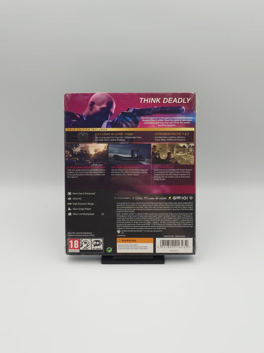 Hitman 2 – Gold Edition Steelbook (Xbox One, PAL) – Factory Sealed