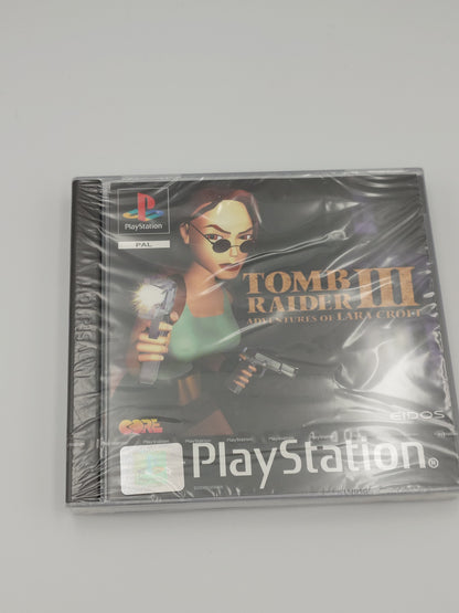 Tomb Raider III: Adventures of Lara Croft (PS1, UK PAL) – Factory Sealed