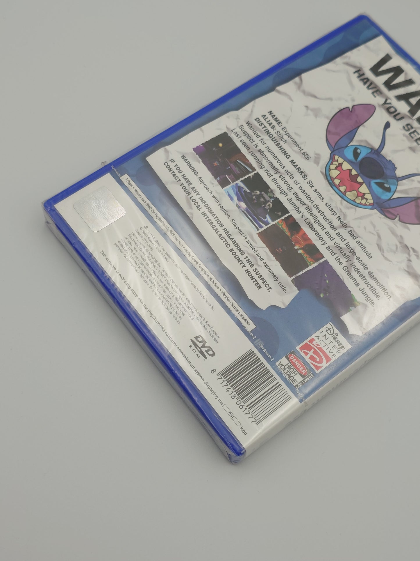 Stitch: Experiment 626 (PS2, UK PAL) – Factory Sealed
