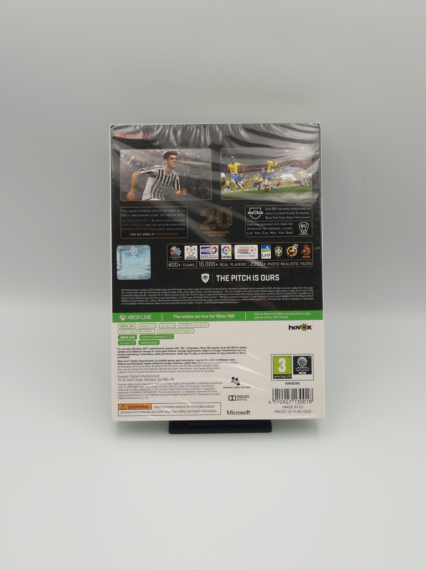 PES 2016 – Slipcover Edition (Xbox 360, PAL) – Factory Sealed