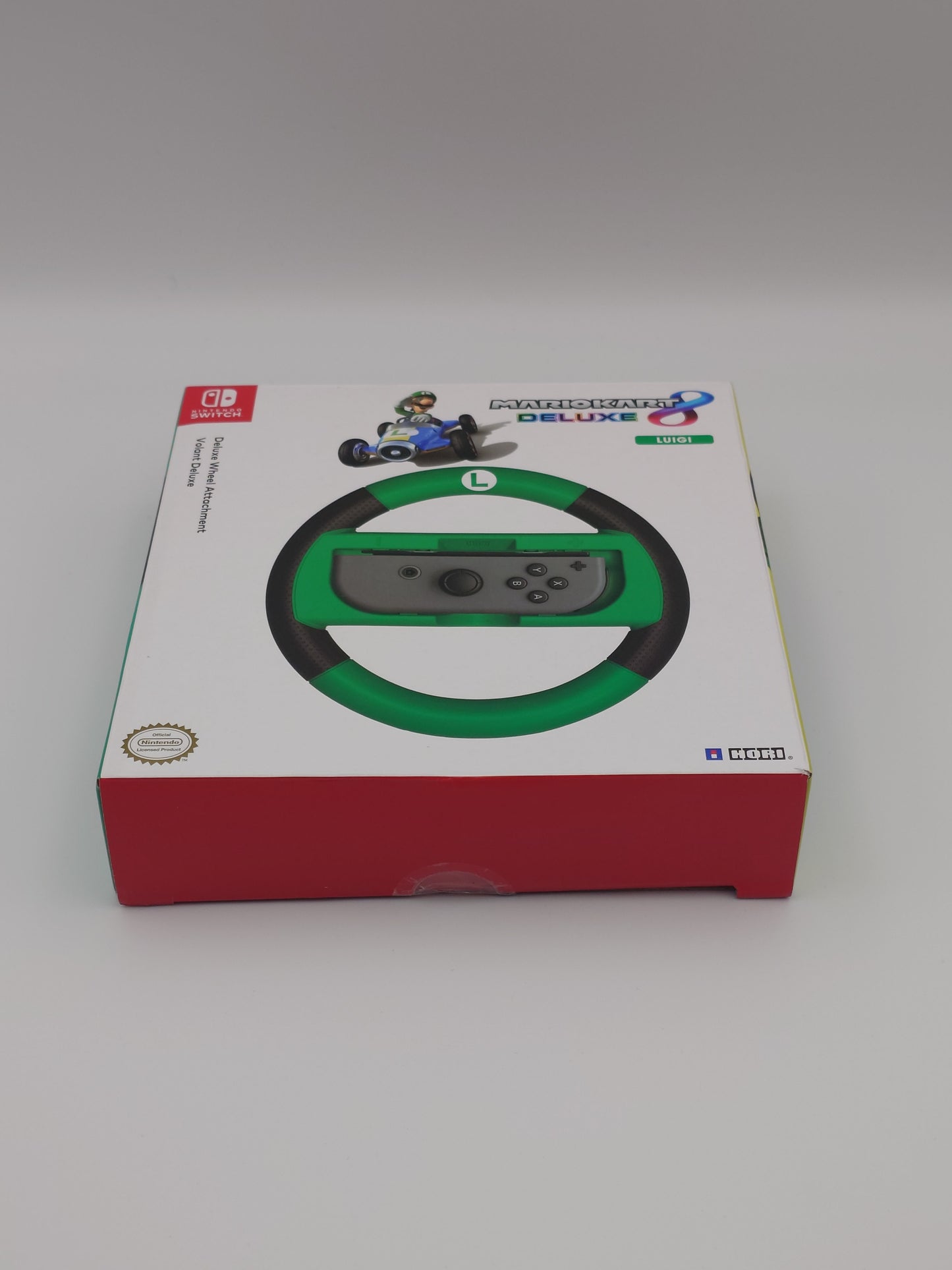 Mario Kart 8 Deluxe – Deluxe Wheel Attachment: Luigi Variant (Nintendo Switch) – Factory Sealed