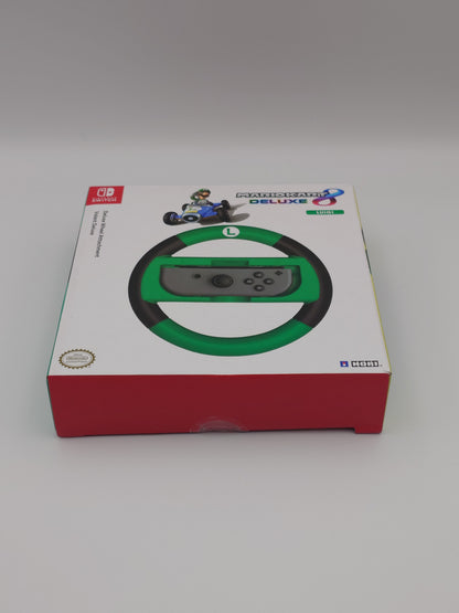 Mario Kart 8 Deluxe – Deluxe Wheel Attachment: Luigi Variant (Nintendo Switch) – Factory Sealed
